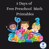Image result for Preschool Math Printables