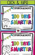 Image result for 100 Days of School Certificate Template