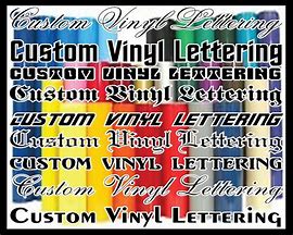 Image result for Vinyl Lettering Font Styles