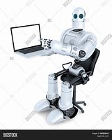 Image result for Robot Sitting with Laptop