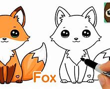 Image result for Draw so Cute Fox Drawings