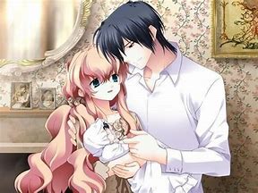 Image result for Anime Couple Baby