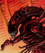 Image result for Red Alien Xenomorph