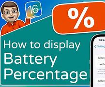 Image result for How to Display Percentage of Battery On iPhone 13