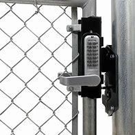 Image result for Lock for Chain Link Fence