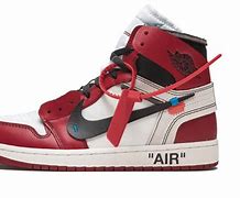 Image result for Red Air Jordan $1 Off White's