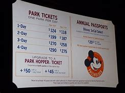 Image result for Disneyland California Tickets