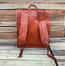 Image result for Handmade Leather Backpack