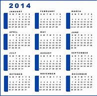 Image result for 2014 Calendar with Holidays Full Year