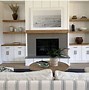 Image result for Bookcases around Fireplace Design