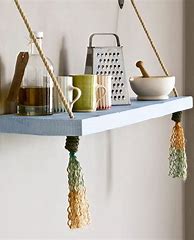 Image result for DIY Rope Shelf