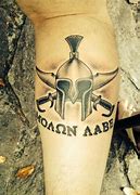 Image result for Spartan Molon Labe Tattoo