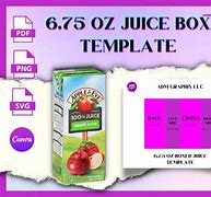 Image result for Juice Box Template Die Cut