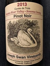 Joseph Swan Pinot Noir Russian River Valley 的图像结果