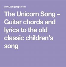 Image result for Unicorn Song Guitar