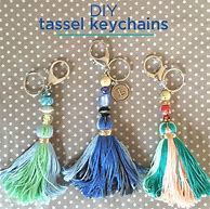 Image result for Tassel Keychain DIY