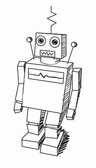 Image result for Old Robot Drawing