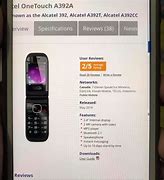 Image result for Alcatel Flip Phone Menu