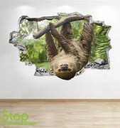 Image result for Sloth Wall Stickers