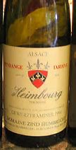 Image result for Zind Humbrecht Gewurztraminer Vieilles Vignes Vendange Tardive