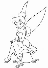 Image result for Tinkerbell Free Coloring Pages