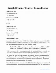 Image result for Breach of Contract Format