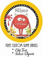 Image result for Printable Slime Labels