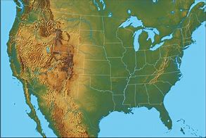 Image result for America Physical Map