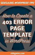 Image result for 403 Templates