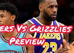 Image result for Lakers vs Memphis Grizzlies