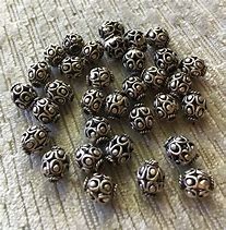 Image result for Old Bali Silver Beads
