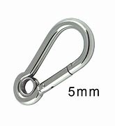 Image result for Stainless Steel Clips and Fasteners Eye Clip