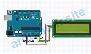 Image result for Arduino I2C LCD 1602 Code