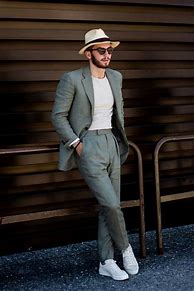 Image result for Men's Linen Walking Suits
