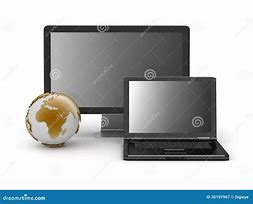 Image result for Computer Monitor White Screen with Globe Background