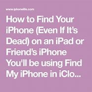 Image result for How to Find Missing iPhone