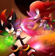 Image result for Shadow vs Knuckles to Draw