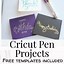 Image result for Cricut Maker Pen Projects