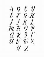 Image result for Calligraphy Letters à-Z