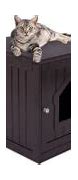 Image result for Cat Tree with Litter Box Enclosure