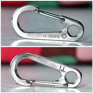 Image result for Stainless Steel Small Carabiners