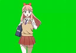 Image result for Anime Computer Greenscreen