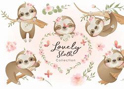 Image result for Girl Sloth Clip Art