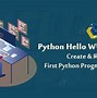 Image result for HelloWorld CVS Python