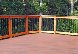 Image result for Attaching Deck Railing Posts