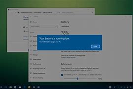 Image result for Windows 10 Low Battery Icon