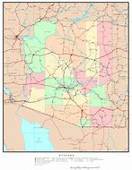 Image result for Political Map of Arizona