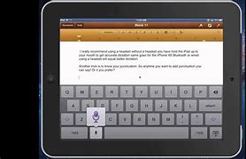Image result for Dictation iPad