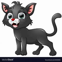 Image result for Girl with Cat Black and White Cartoon