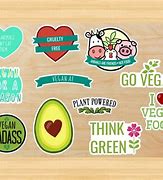 Image result for Vegetarian Stickers